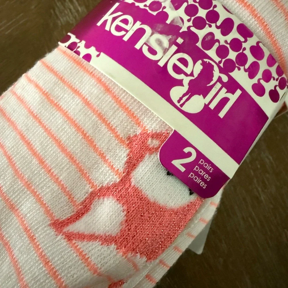 New Kensie Girl 2 pack tights Grey &Fox 12/14